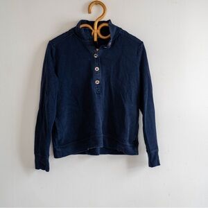 Vintage Ralph Lauren Navy Henley Pullover